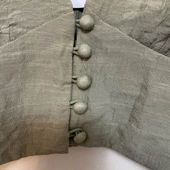 NWT Princess Polly Castlereagh Top Green Size 4 - Picture 5 of 7